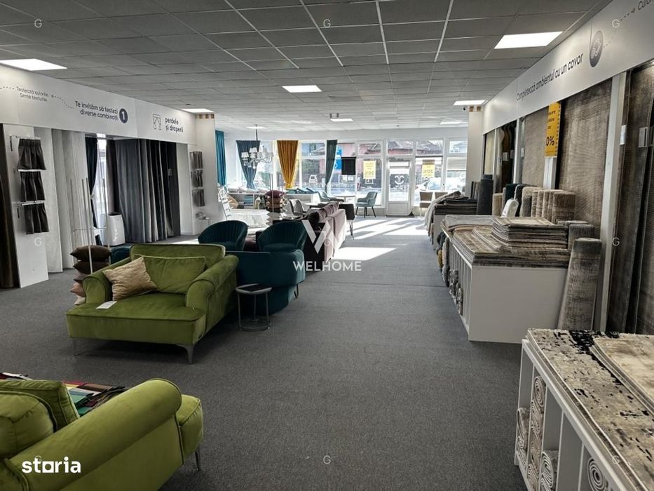 Showroom 300mp Soseaua Alba Iulia cu vitrina mare