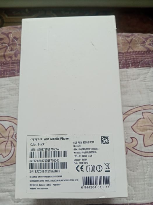 Oppo a31 256gb 8gb ram