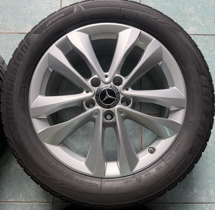 Jante aliaj R17 originale Mercedes C-Class W205 S205 C205 A205  225/50/17 M+S