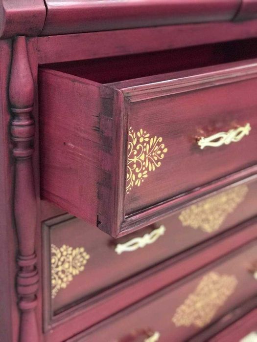 Комод старинный деревянный