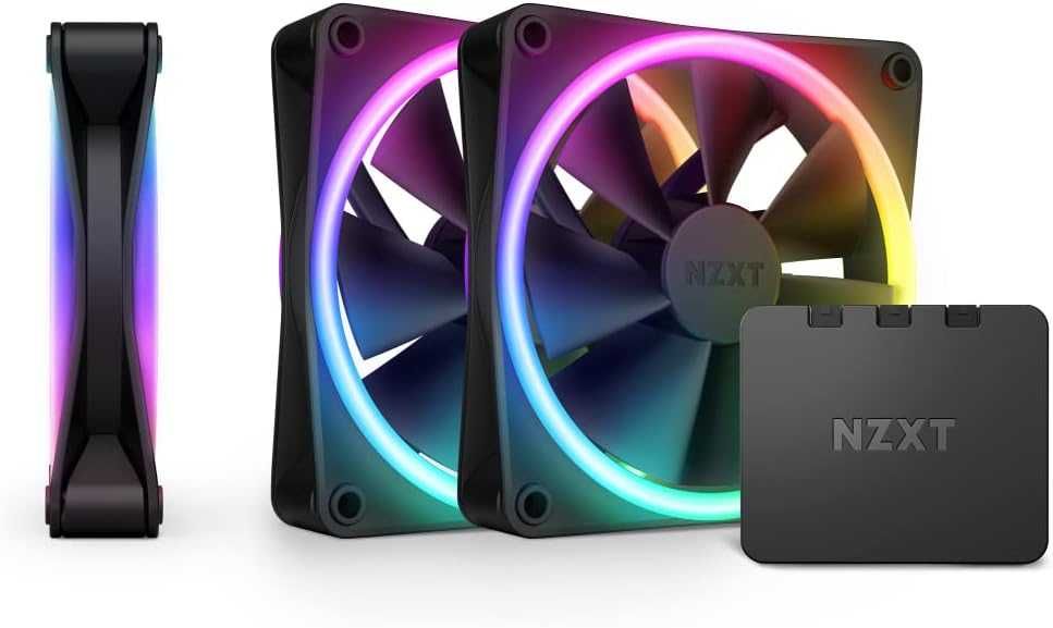 NZXT F120 RGB Duo Triple Pack - 3 Ventilator cooler 120mm + Controller