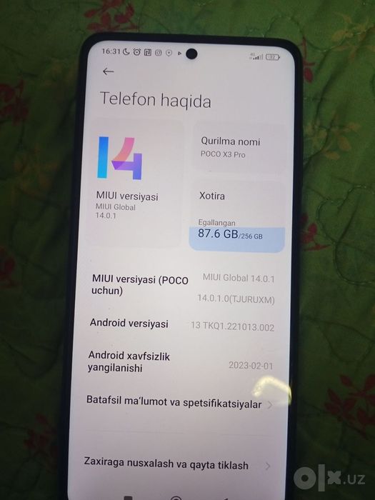 Poco x3 pro 8/256