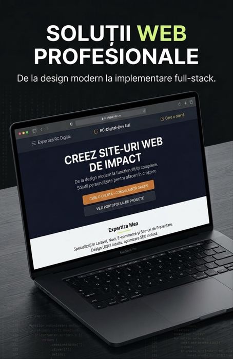 Site web sau aplicație? Dezvolt soluții complete