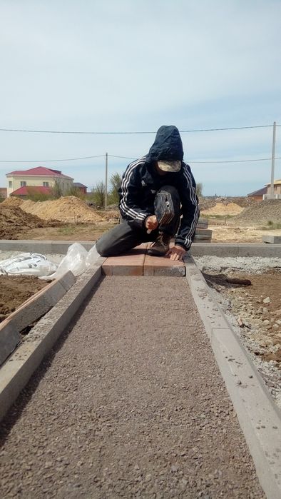 Укладка брусчатка
