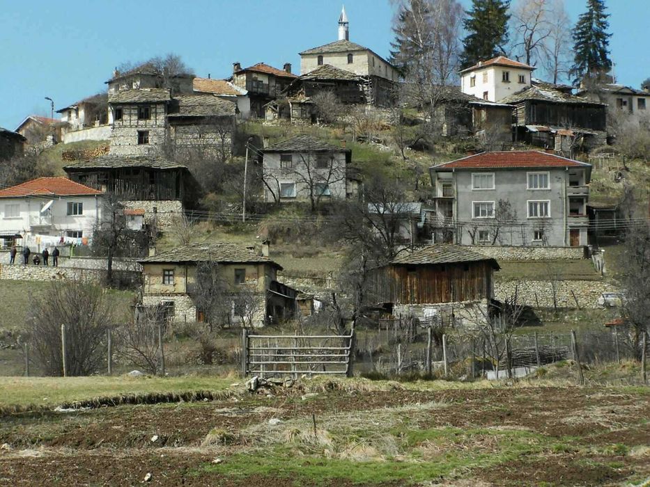 Продавам къща за живеене и къща за гости с голям двор