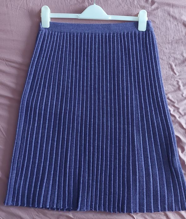 Fusta plisata din lana merinos