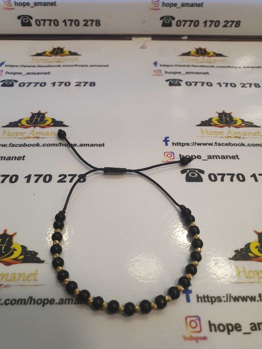 Hope Amanet P13/Bratara snur cu pietre