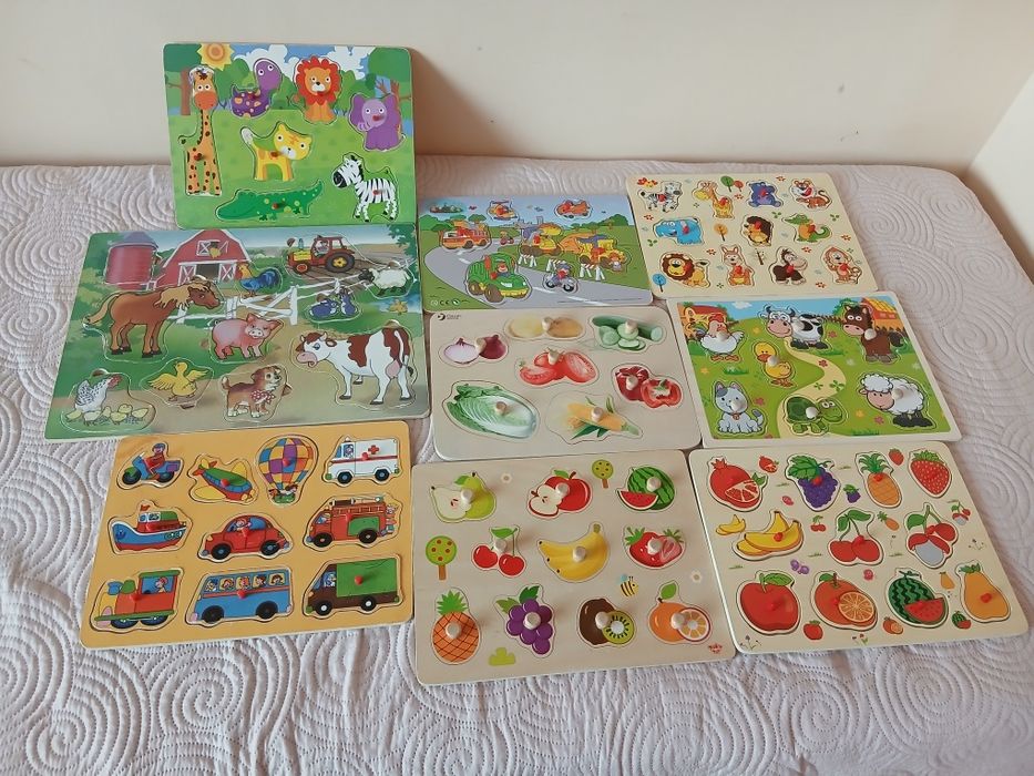Детски дървени пъзели