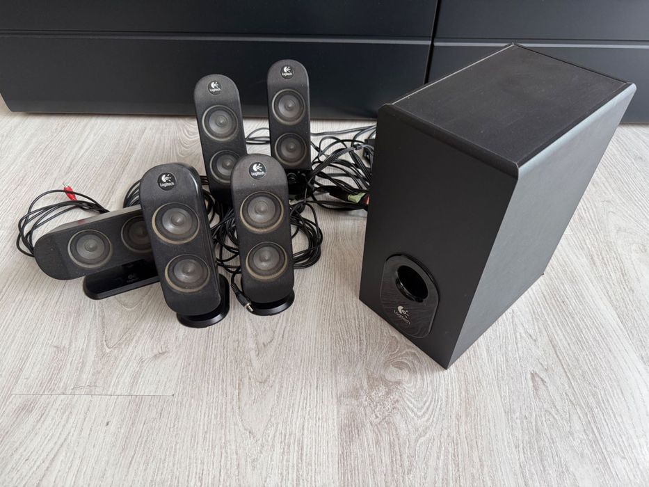 Колонки Logitech X-530 5.1 напълно изправни