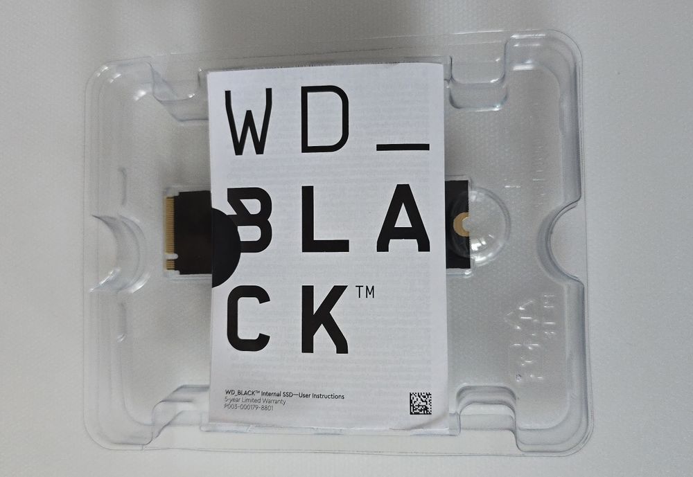 SSD Western Digital Black SN850x, 2TB M.2 2280 PciE Gen4