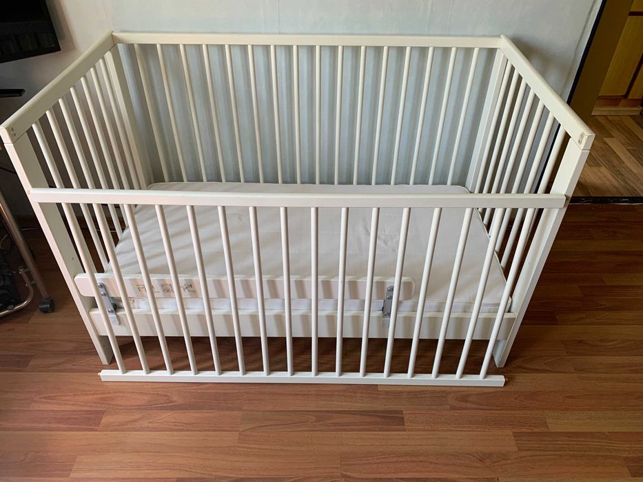 Сет бебешко легло IKEA GULLIVER, матрак VYSSA - 8 см + обиколник