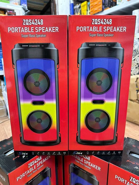 Блютуз колонка караоке