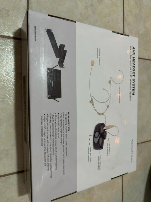 Samson AirLine ATX AHX Headset Wireless UHF DE10 Fitness Conferinte Scena Profesional Nou Sigilat Microfon
