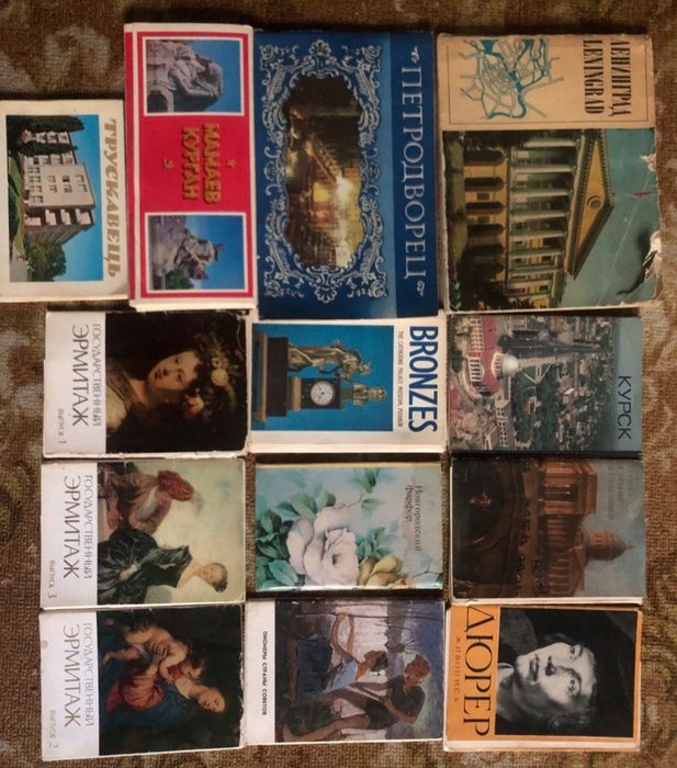 Наборы открыток на разные темы времён  СССР, начиная от 1961г.