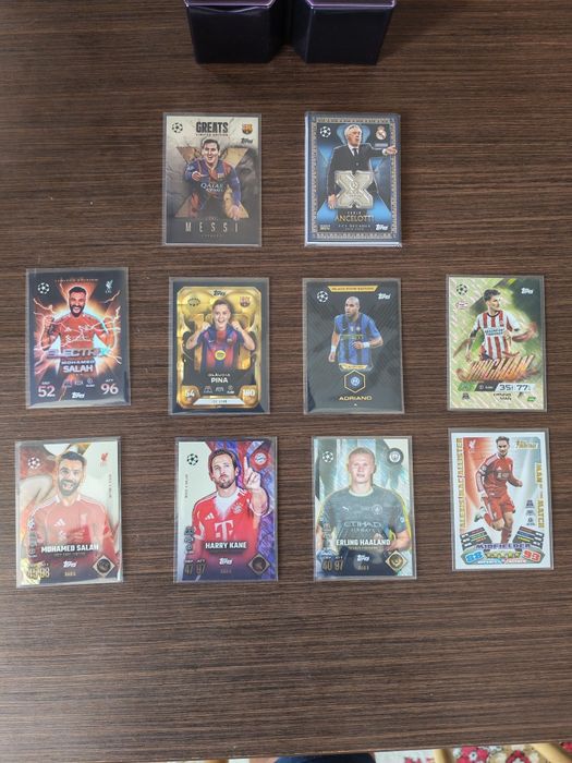 Lot 16 Cartonase Topps Match Attax Extra 2025/2026 + Cutie X-Tin Messi