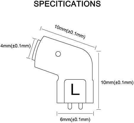 MMCX женски към QDC 2Pin конвертор адаптер за KZ CCA TRN IEM слушалки