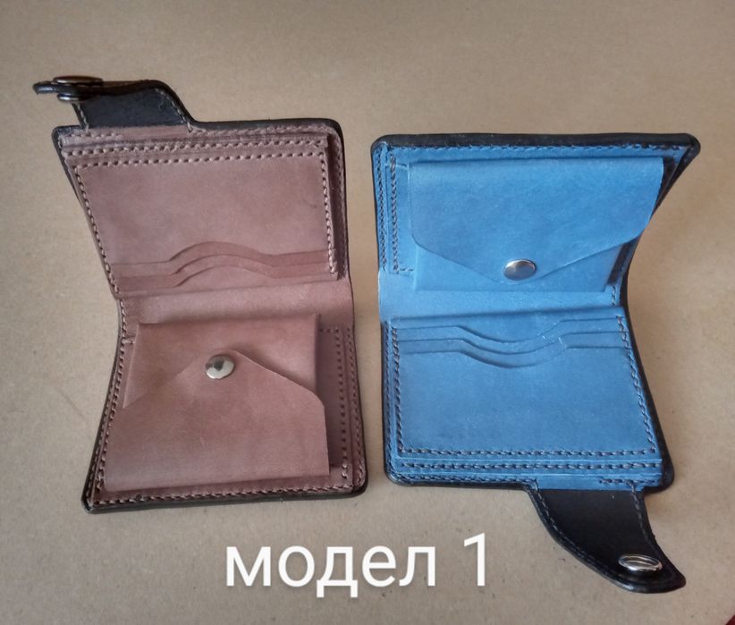 Портфейли от естествена телешка кожа