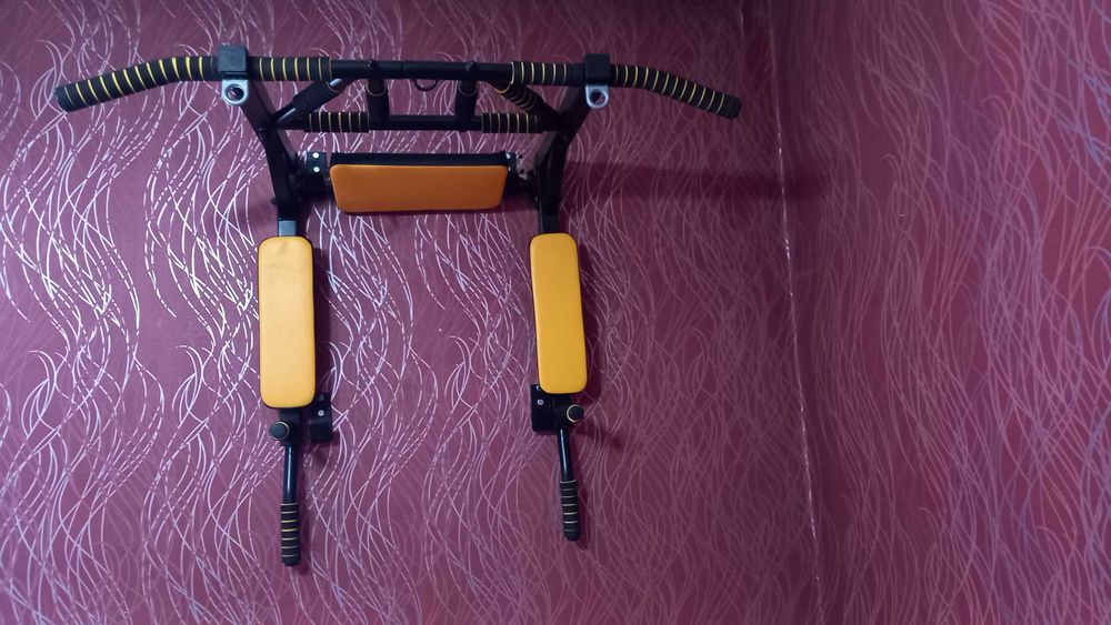 Турник 3 в 1. Желтый