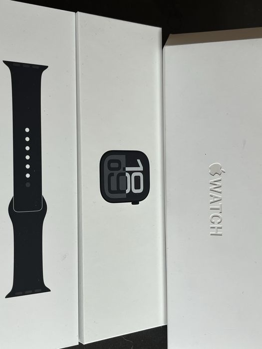 Apple Watch Series 10, 46mm, Jet Black, Aluminum
