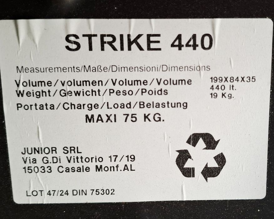 Cutie portbagaj Aleo Strike 440