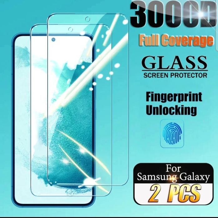 Set 4 folii ecran cu amprenta S24 Samsung