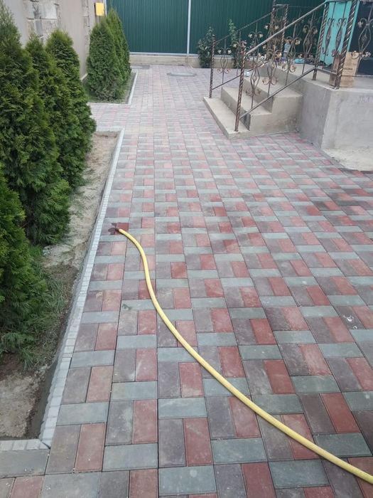 Укладка брусчатки