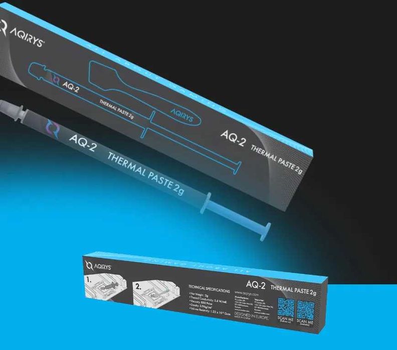 Pachet 2 x Pasta termoconductoare AQIRYS AQ-2/AQ-4, 2g