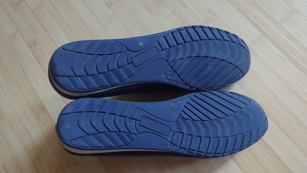 Mocasini damă EL PASSO, piele naturală, mărimea 37, foarte puțin purtați