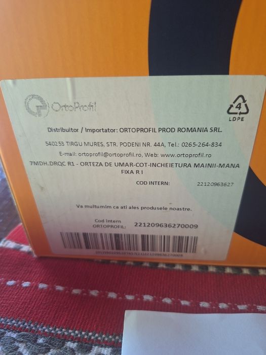 Orteză de umăr-cot-încheietură