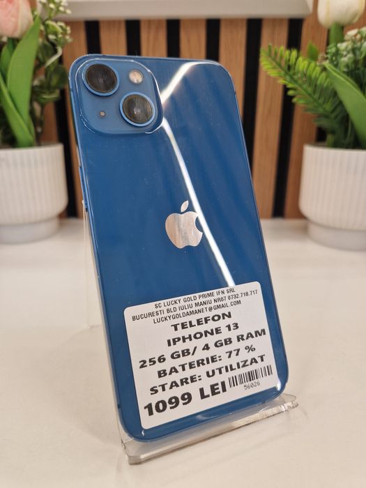 Iphone 13 256GB / 4GB RAM 77% Baterie Garantie! #56026