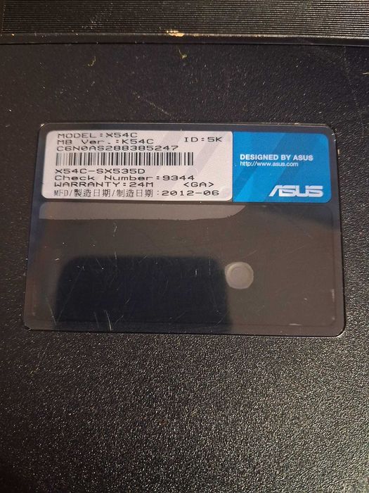 Vand Laptop Asus X54C i3