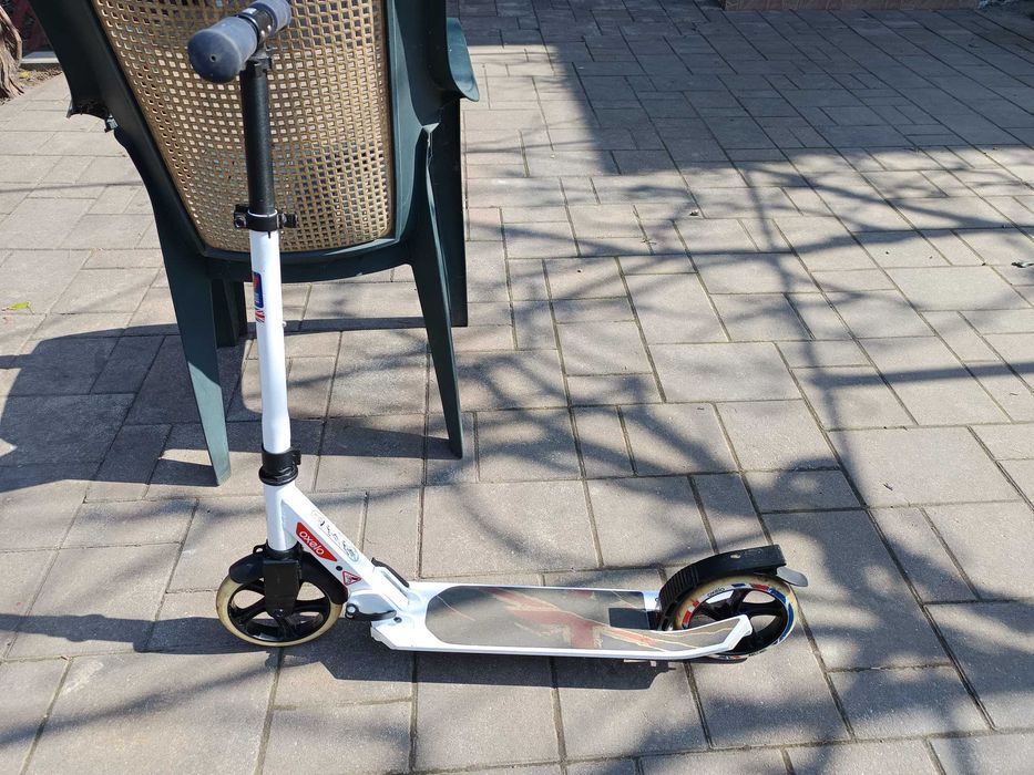 Trotineta copii Oxelo Mid 7 alb, roti 175 mm