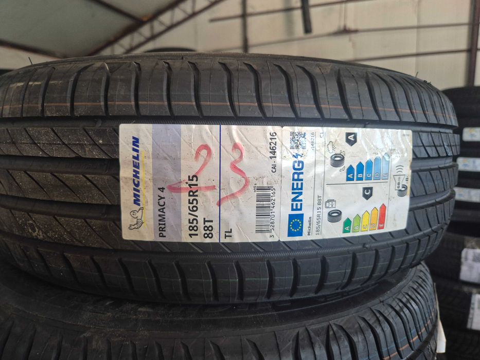 100 Anvelope de VARA - 185/65/15 - Michelin Primacy 4 - NOU - DOT 2023 ! SUPER PRET !!
