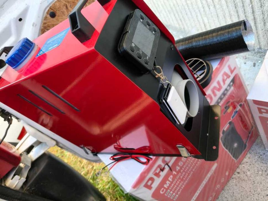 Siroco/Aeroterma Diesel Campion Professional 12kw 12/24v/220v Telecomanda,Programabil Noi!