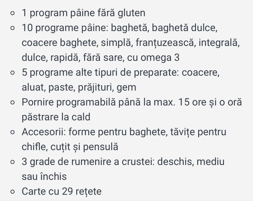 Aparat Tefal de paine si altele
