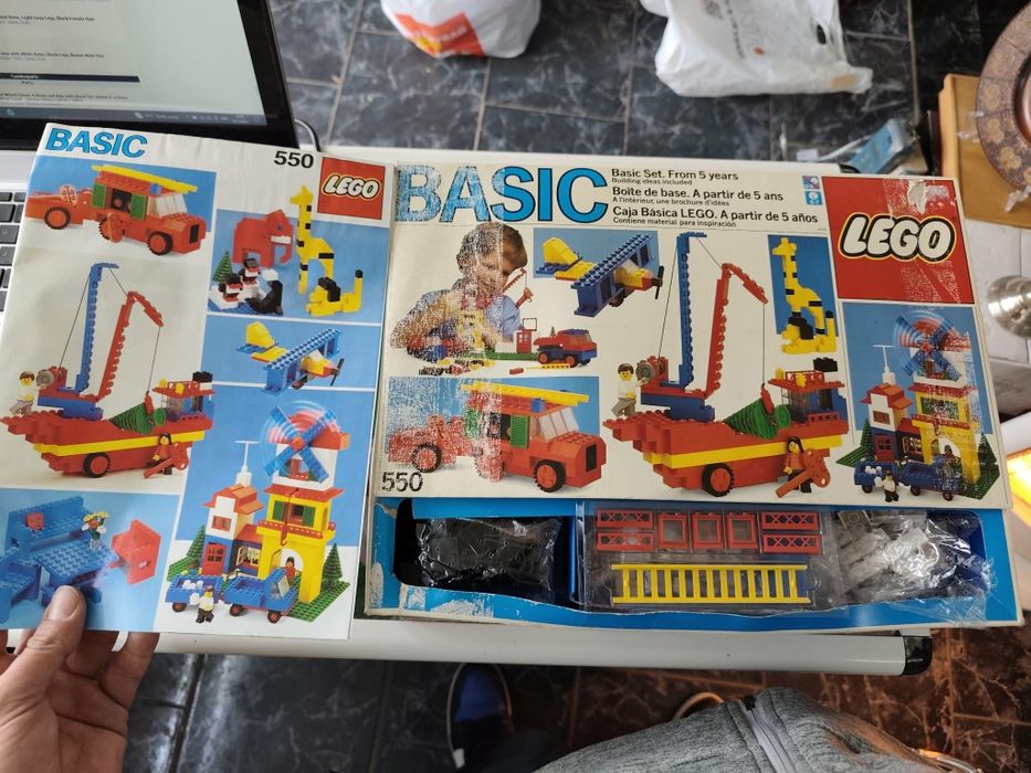 Лего 550 lego basic 1985 г
