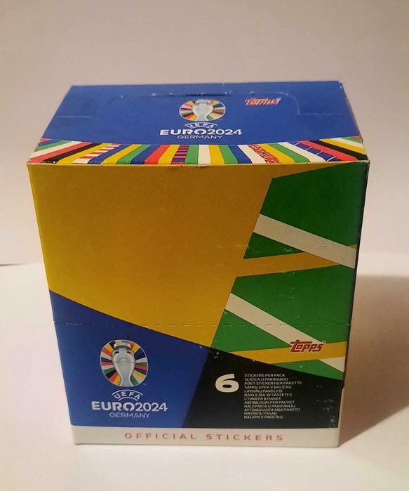 Topps Euro 2024 , cutie sigilata , 50.plicuri
