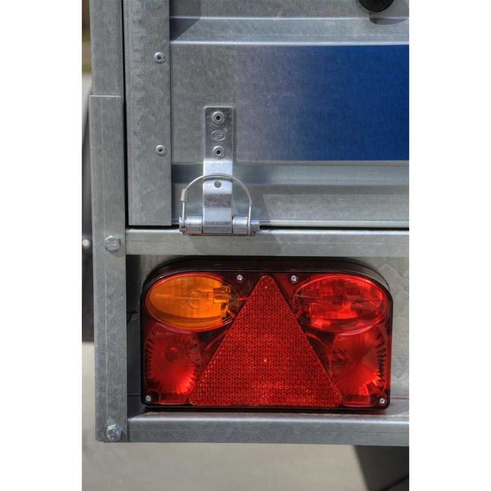 Remorca cu Prelata 750 kg 2 Axe Faro Solidus 236x125x120 cm Nr Rosi