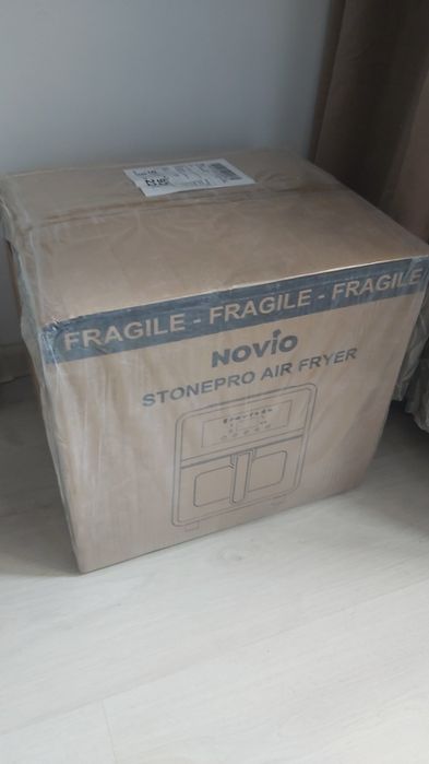 Set Nou Air Fryer Novio StonePro 5-8L 1400w Friteuza cu aer cald