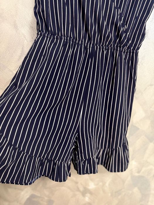 Salopetă scurtă Rut & Circle Fatima Stripe S nouă cu etichetă bleumarin dungi