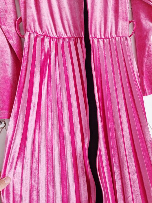 Rochie midi fucsia