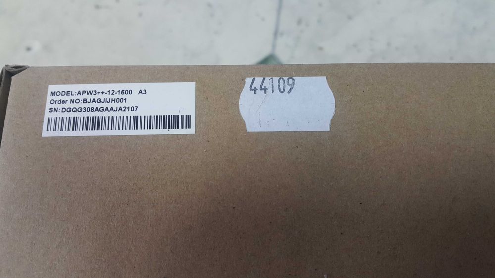 Употребявано BITMAIN APW3++ 1600W PSU - 12 м. гаранция, 20 бр.