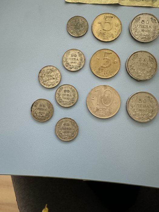 Банкнота 2 лв. 1974 г. и монети