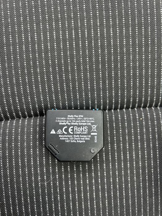 Shelly Plus 2PM power metering switch