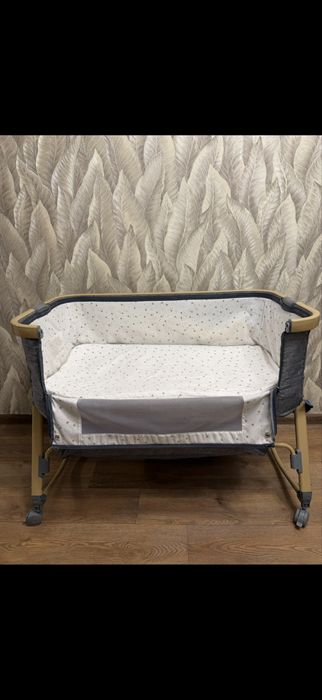 Приставная манеж кровать ining baby