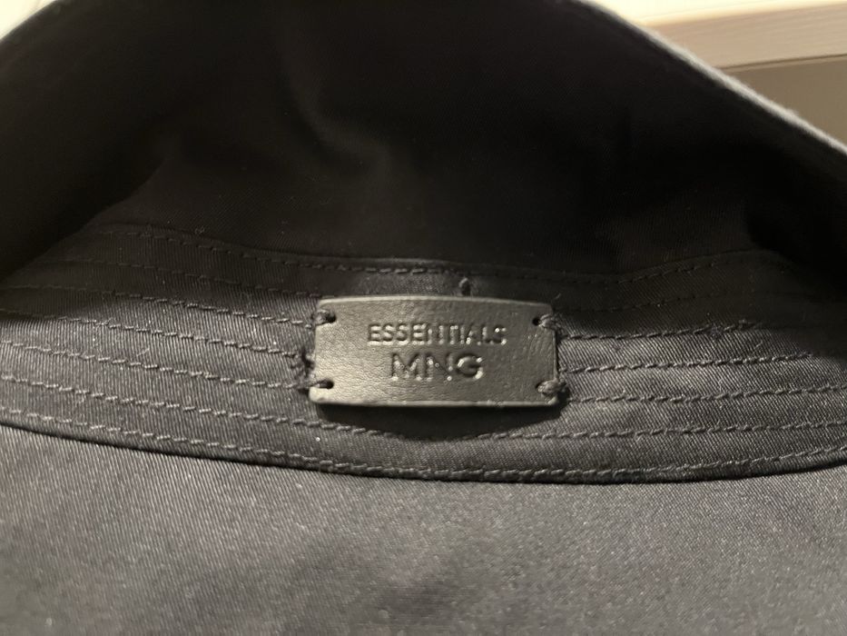 Trench Mango bumbac negru Nou