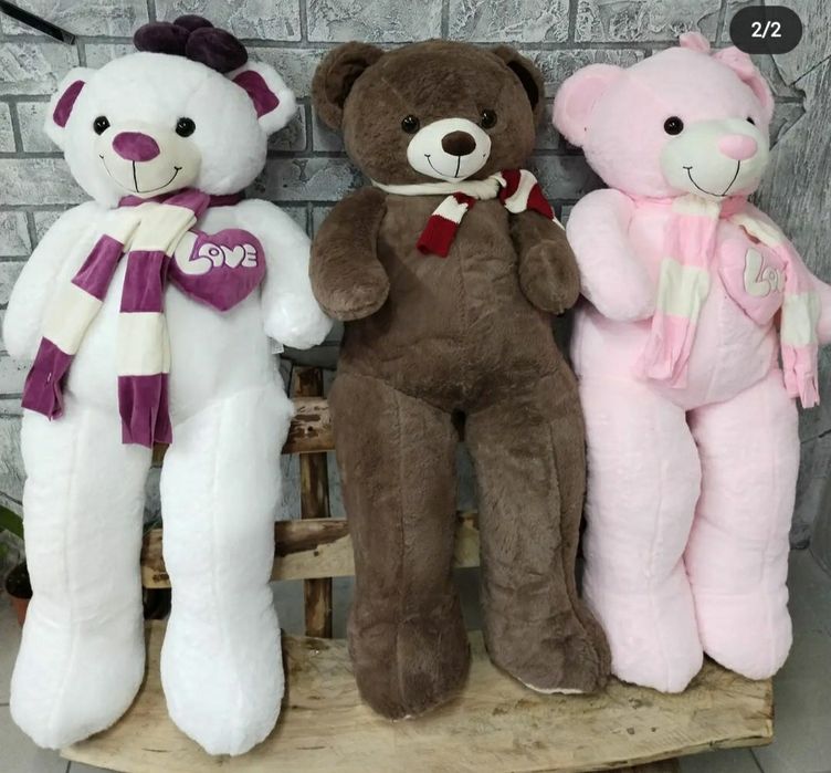 Мягкие игрушки, плюшевые мишки 14 февраля доставка