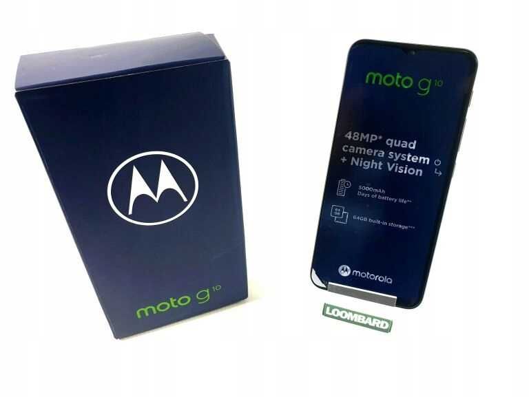 Telefon Motorola Moto G10 64GB 4G Gri / Alb Sidef NFC 6.5 Nou Sigilat