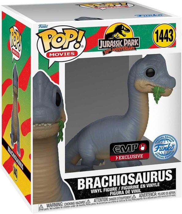 Колекционерска фигурка динозавър Funko Jurassic Park брахиозавър 15 cm