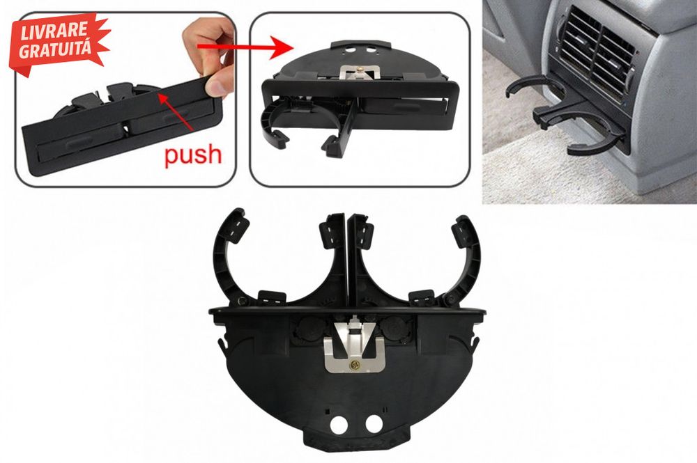 Suport Pahare Negru BMW 5 Sedan Touring E39 (1995-2004)